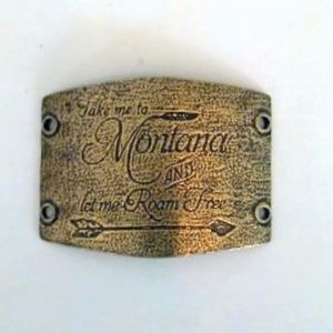 Lenny & Eva Large Sentiment: Brass Montana